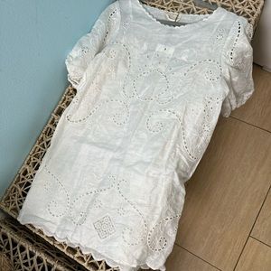SPELL AND THE GYPSY LALA LINEN SHIFT DRESS